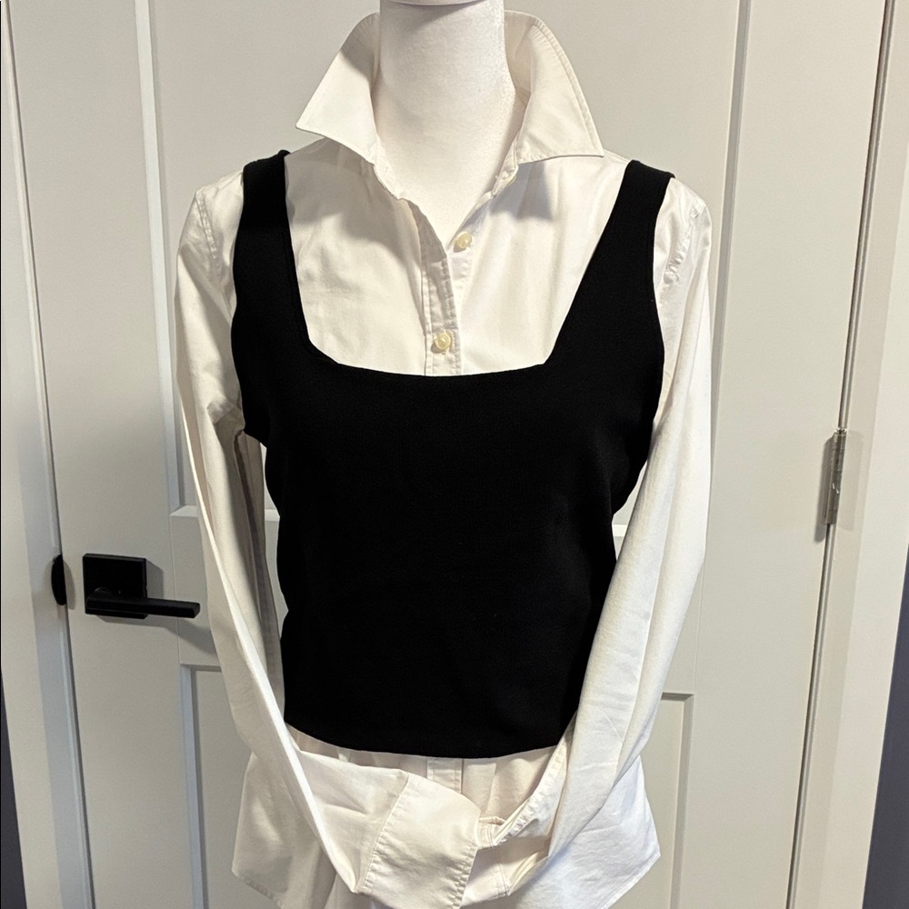 Oak + Fort Sleeveless Top - size L